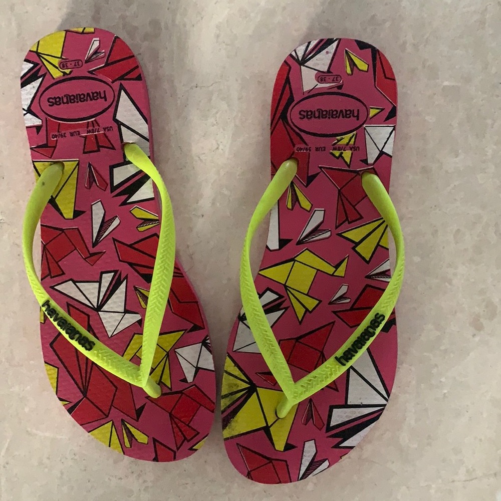 Havaianas flip flops size 7